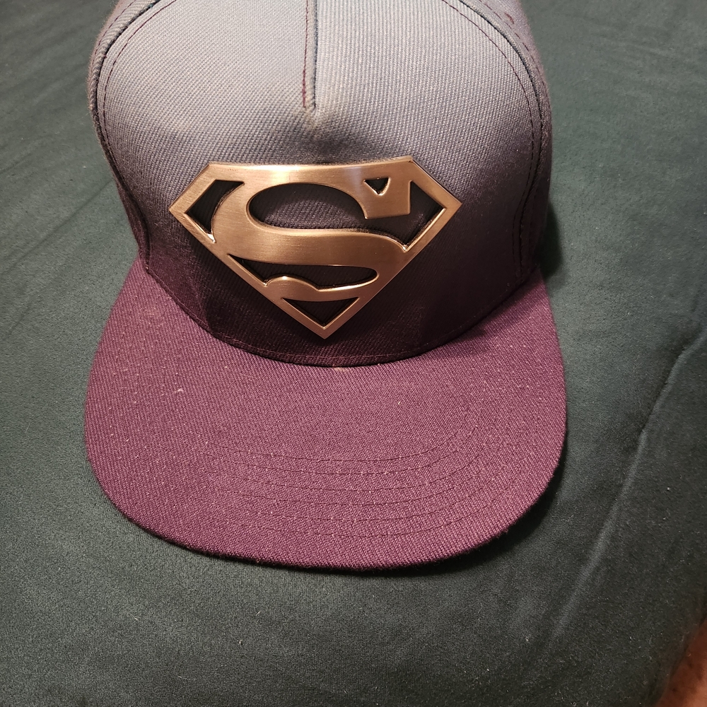 DC Comics Purple Superman Logo Hat